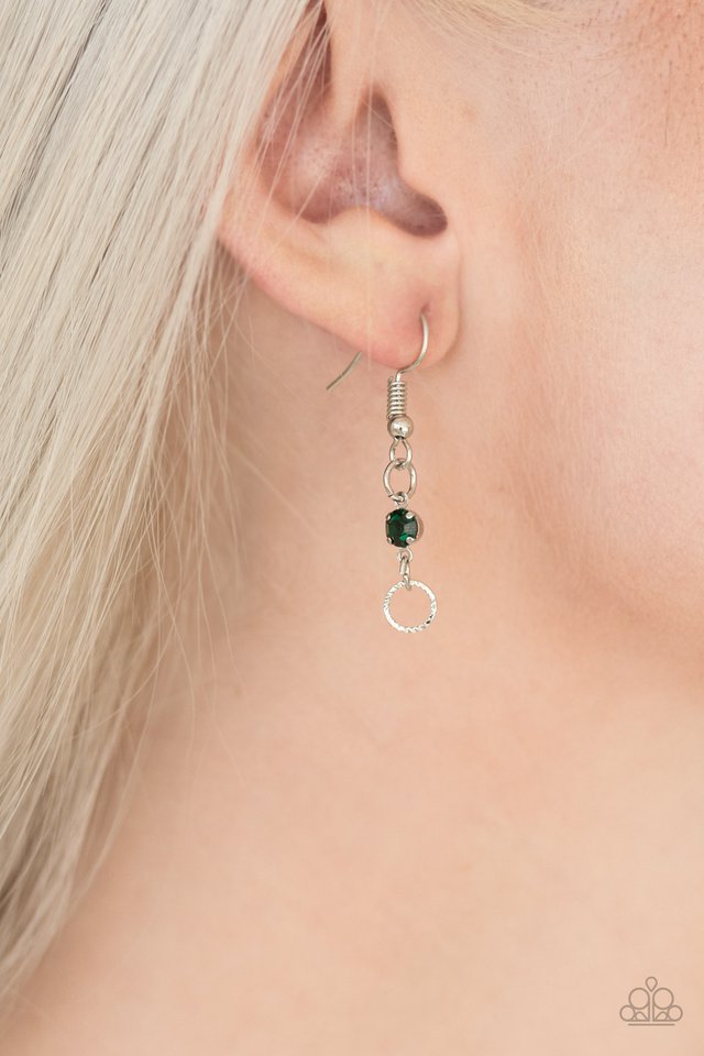 Paparazzi ♥ Dinner Party Demure - Green ♥ Necklace