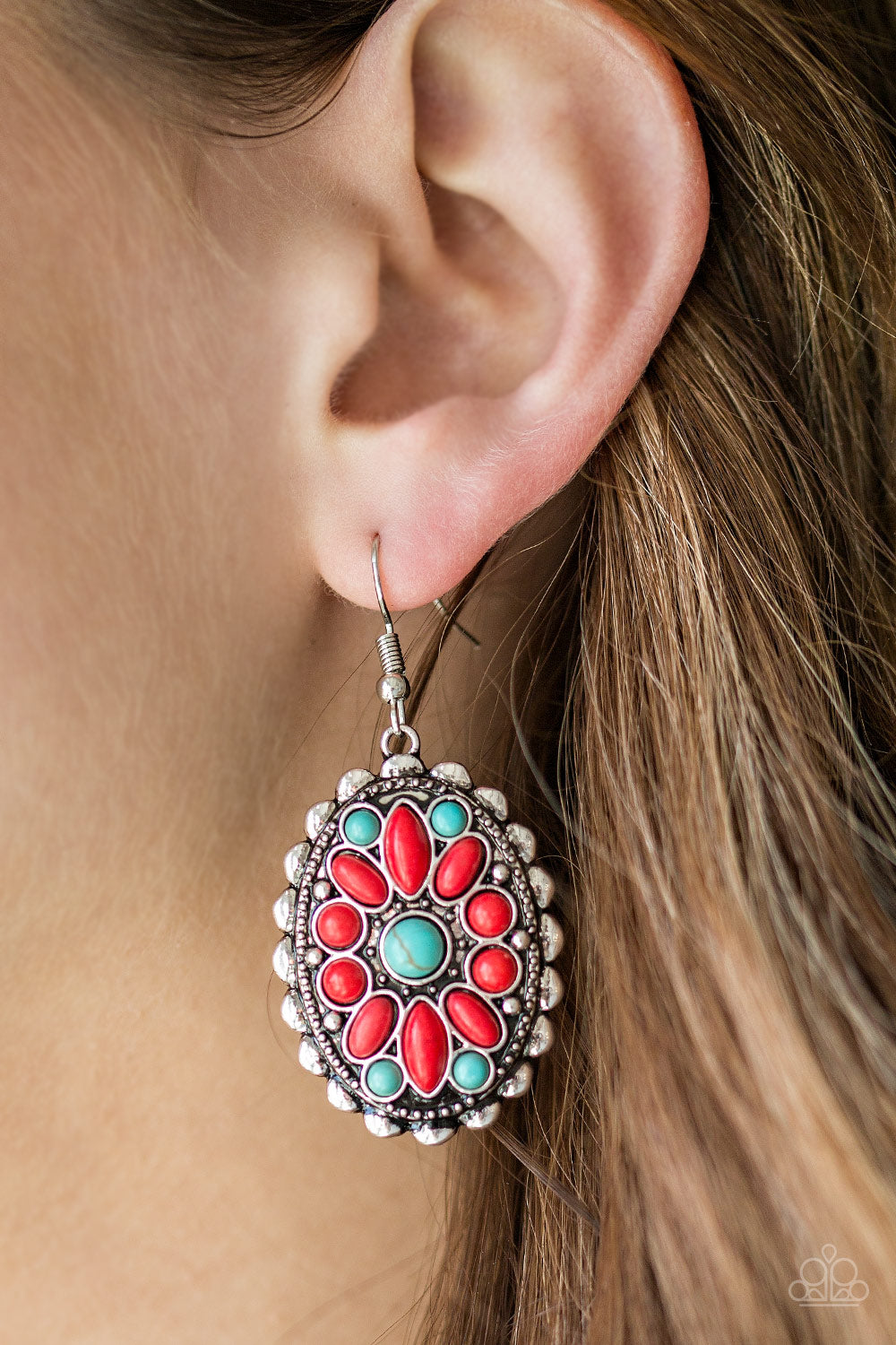 Paparazzi ♥ Prairie Poppy - Multi ♥  Earrings