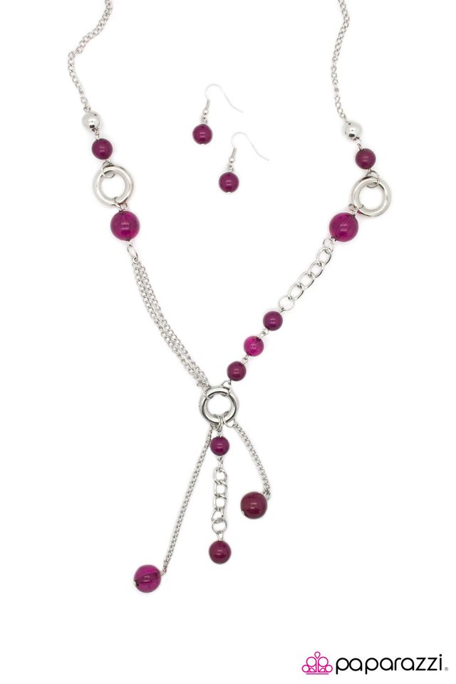 Paparazzi ♥ So Long! - Pink ♥ Necklace