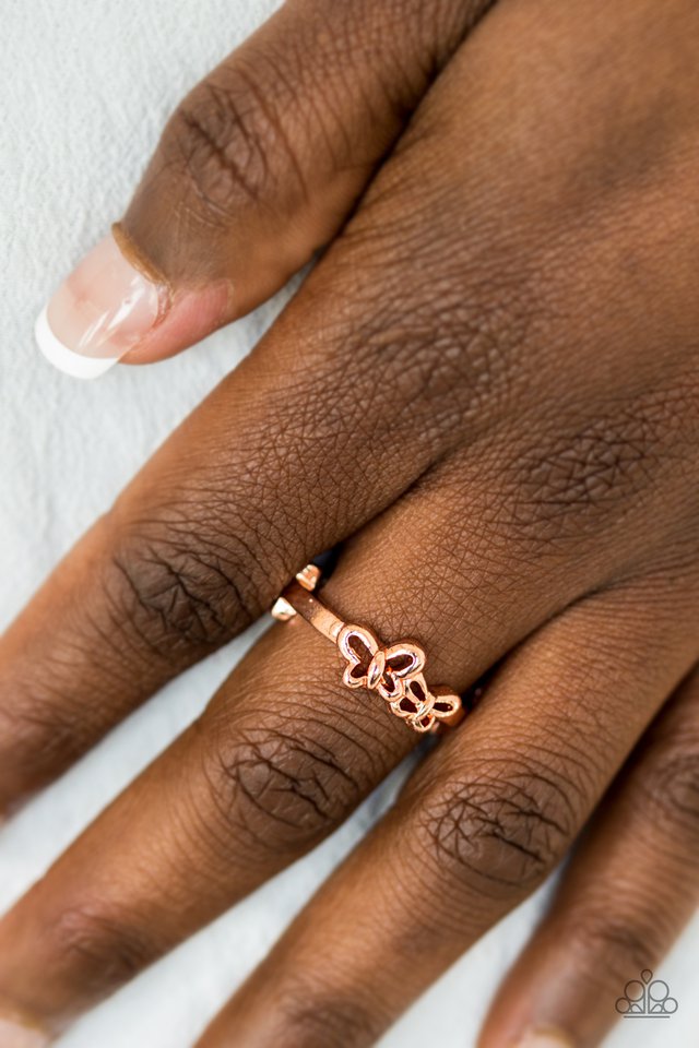 Paparazzi ♥ Butterfly Blessing - Copper ♥ Ring
