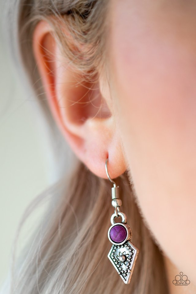 Paparazzi ♥ Jurassic Jamboree - Purple ♥ Necklace