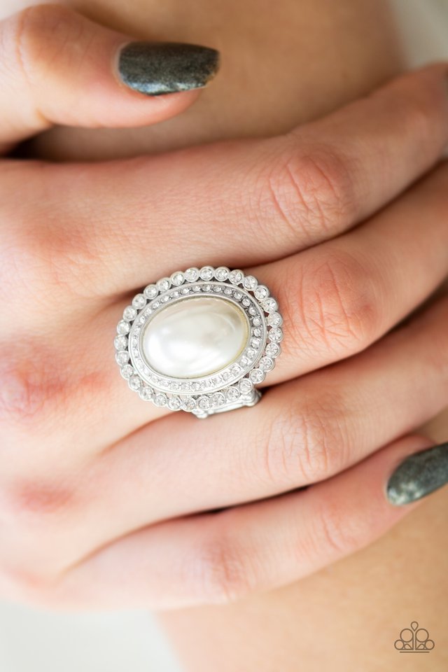 Paparazzi ♥ Opulently Olympian - White ♥ Ring