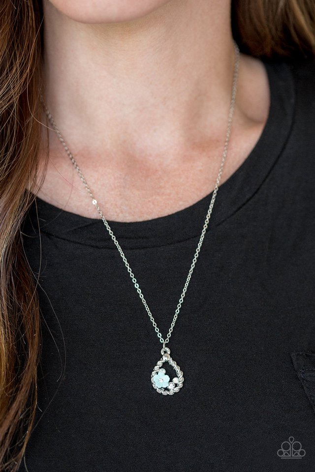 Paparazzi ♥ Serene Spring Showers - Blue ♥ Necklace