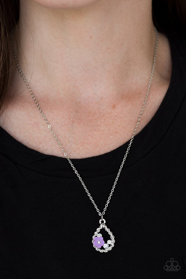 Paparazzi ♥ Serene Spring Showers - Purple ♥ Necklace