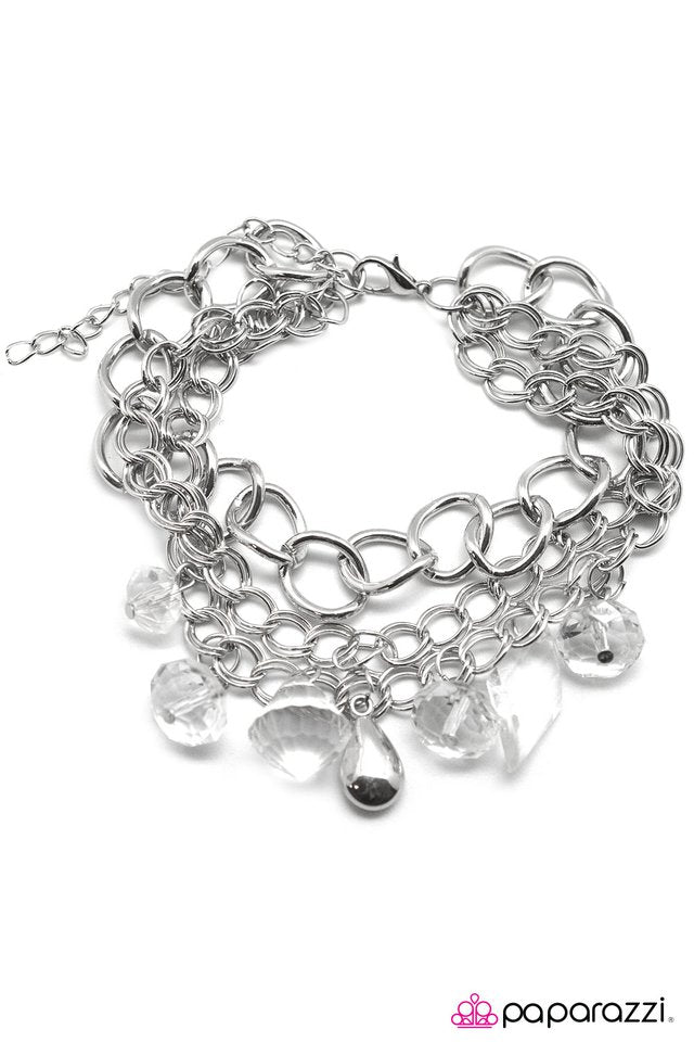 Paparazzi ♥ All Mine - White ♥ Bracelet