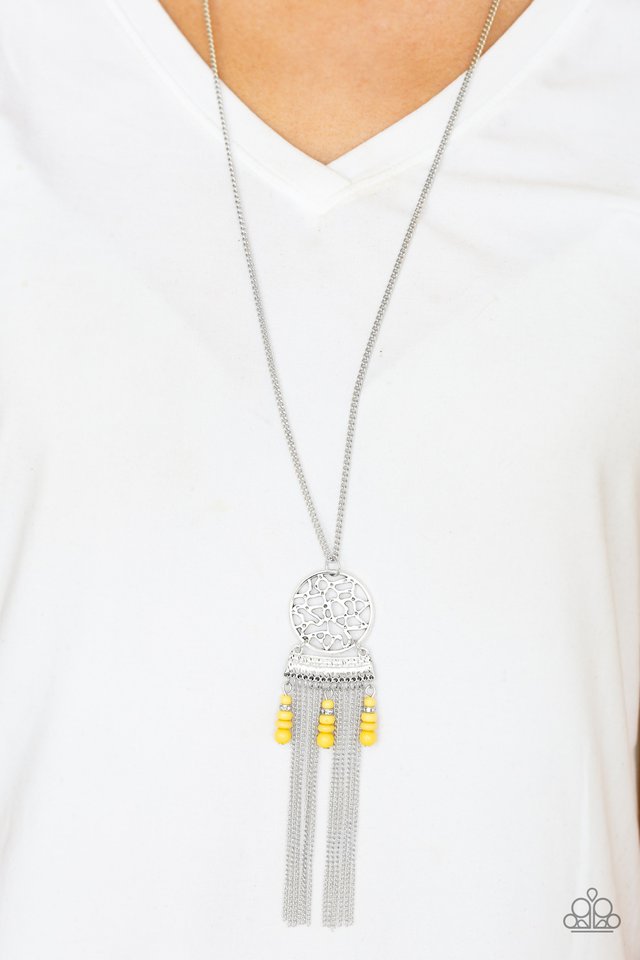 Paparazzi ♥ Western Wayward - Yellow ♥ Necklace
