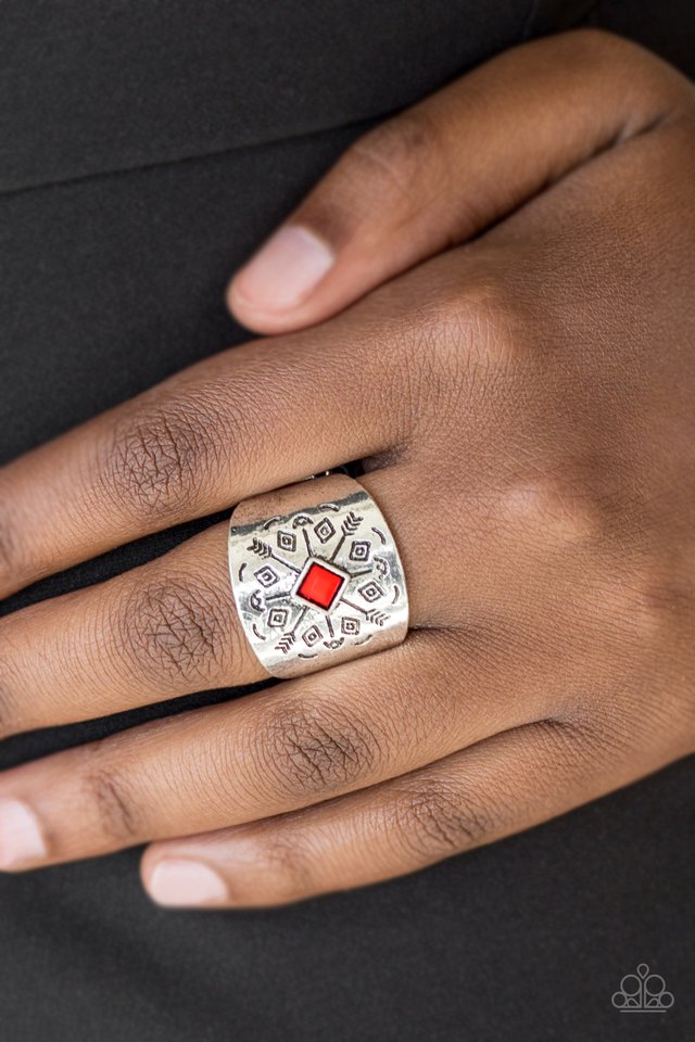 Paparazzi ♥ Here Today, Gone Tom-ARROW - Red ♥ Ring
