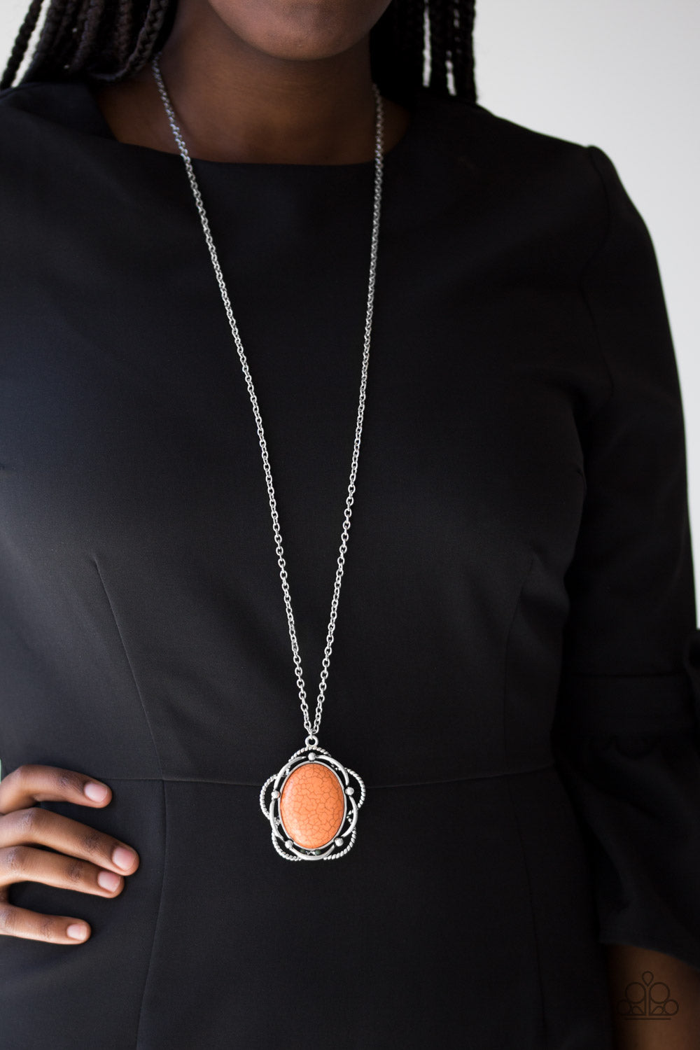 Paparazzi ♥ Let Your Dreams Bloom - Orange ♥  Necklace