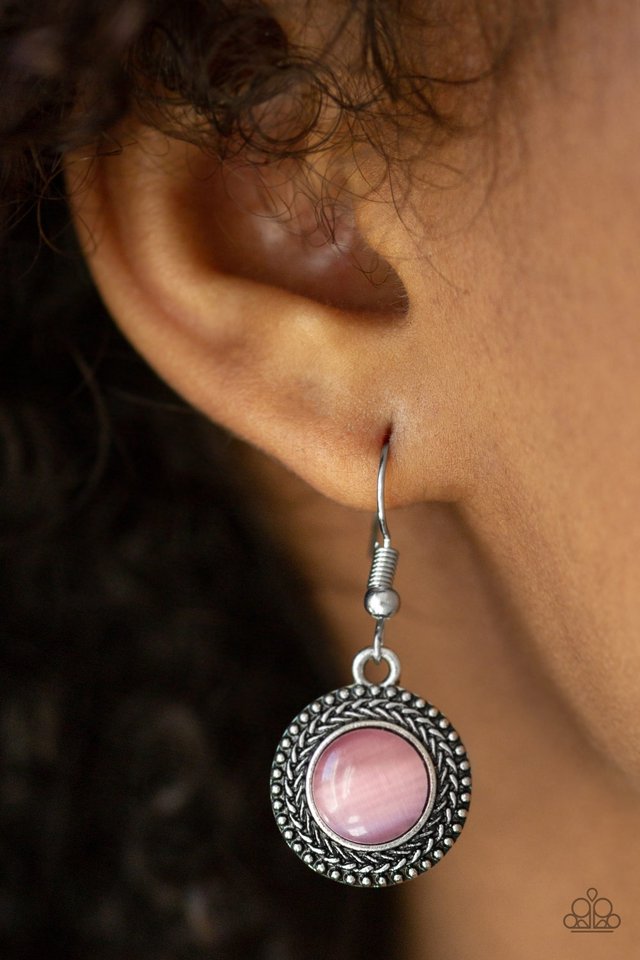 Paparazzi ♥ Time To GLOW Up! - Pink ♥ Earrings