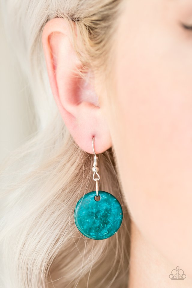 Paparazzi ♥ Barbados Bopper - Blue ♥ Necklace
