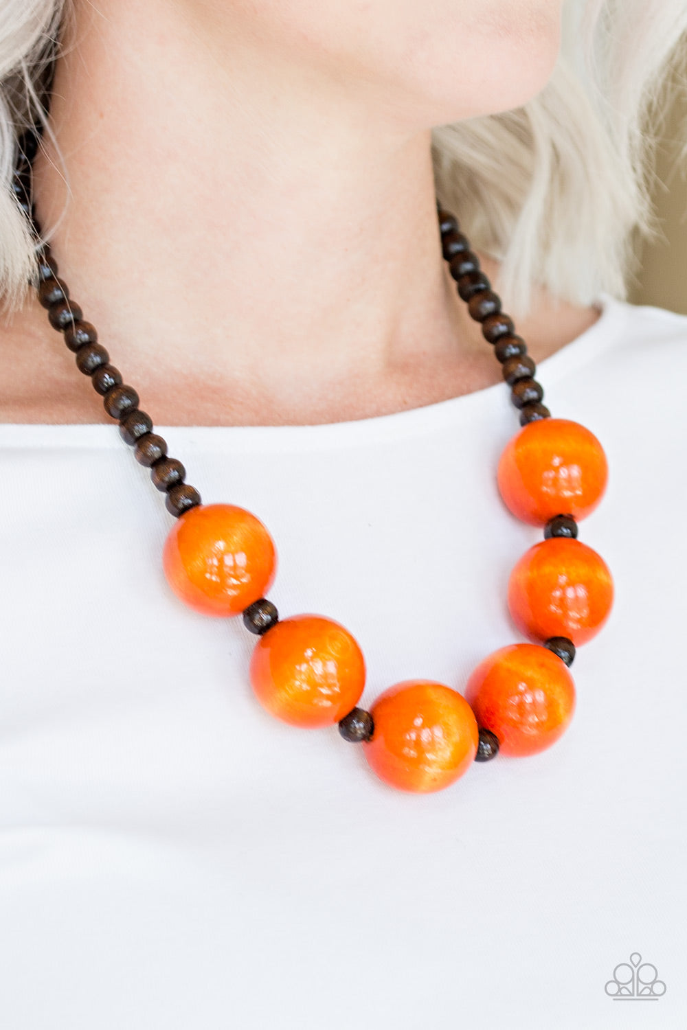 Paparazzi ♥ Oh My Miami - Orange ♥  Necklace