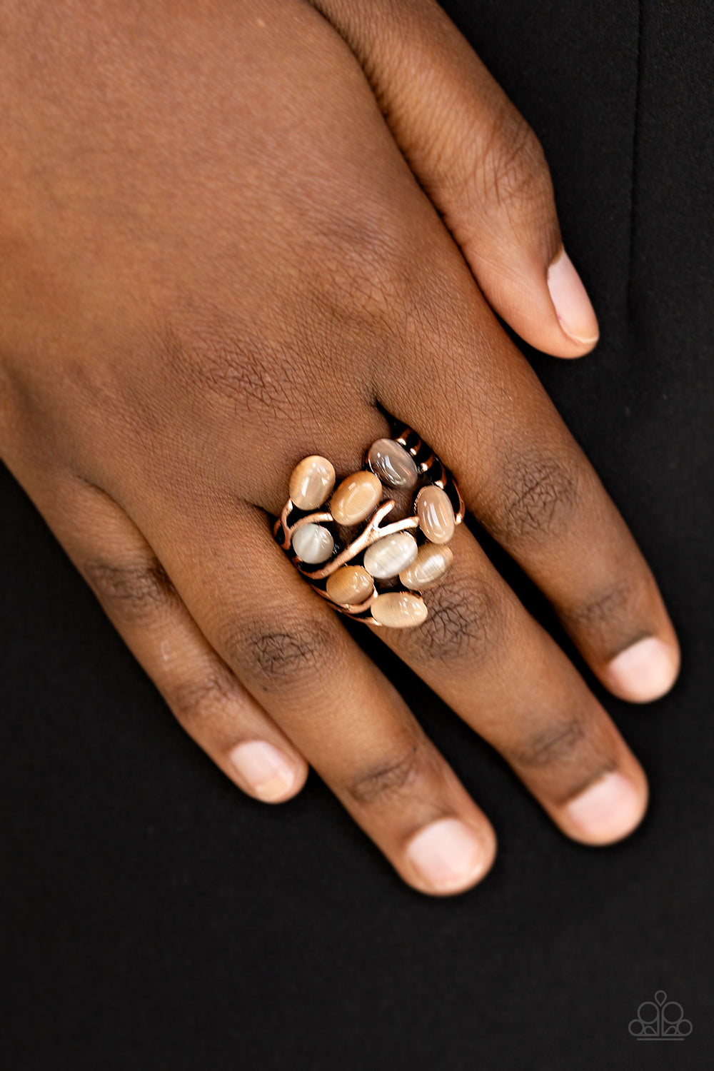 Paparazzi ♥ Really Starting To GLOW On Me - Copper ♥  Ring