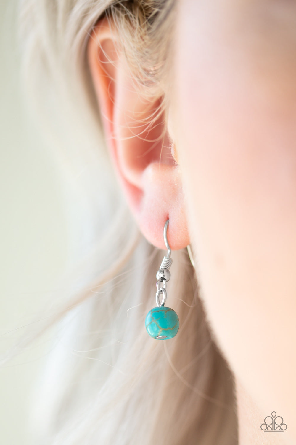Paparazzi ♥ Welcome To Bedrock - Blue ♥  Necklace