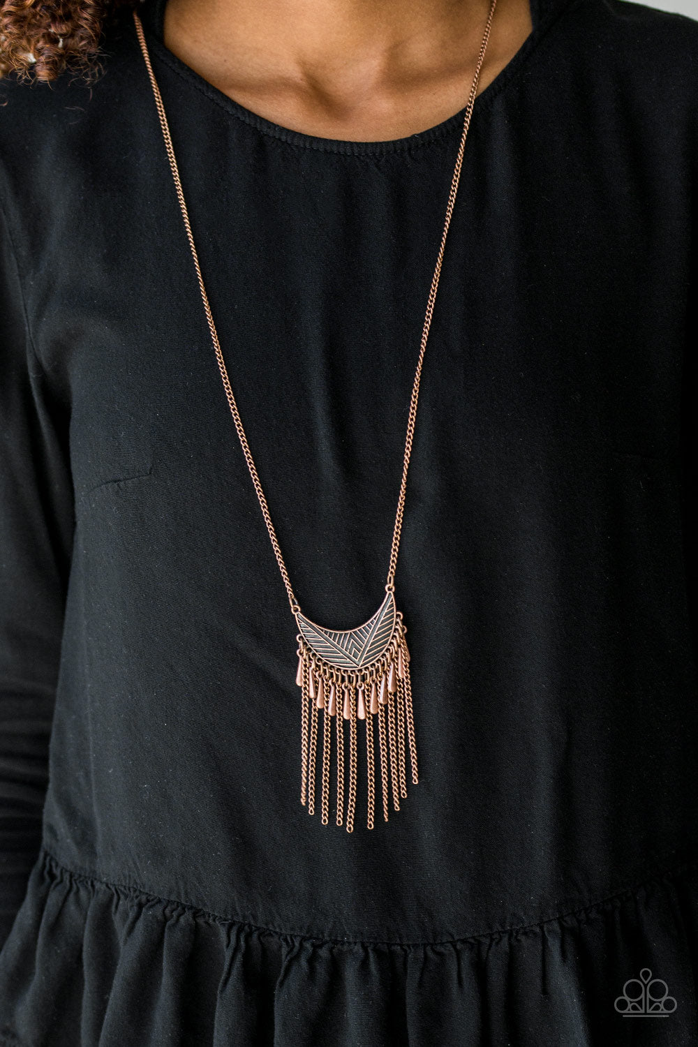 Paparazzi ♥ Happy Is The Huntress - Copper ♥  Necklace