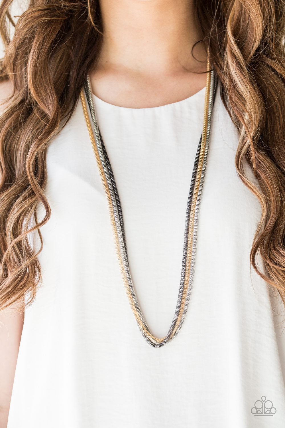 Paparazzi ♥ Street Sweep - Multi ♥  Necklace