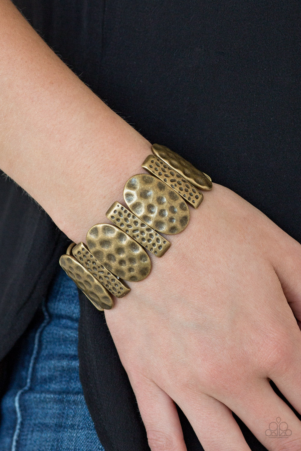 Paparazzi ♥ Cave Cache - Brass ♥  Bracelet