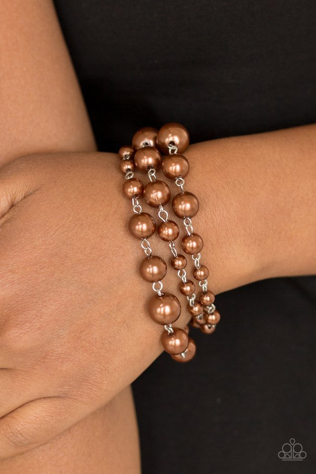 Paparazzi ♥ Until The End Of TIMELESS - Brown ♥ Bracelet