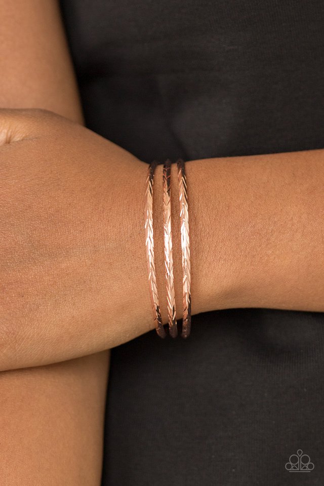 Paparazzi ♥ Eastern Empire - Copper ♥ Bracelet