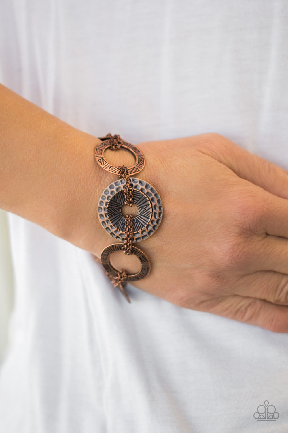 Paparazzi ♥ Way Wild - Copper ♥  Bracelet