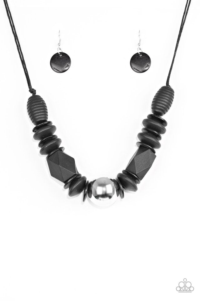 Crystal Charm - Black Necklace - Paparazzi Accessories – Bedazzle Me Pretty  Mobile Fashion Boutique