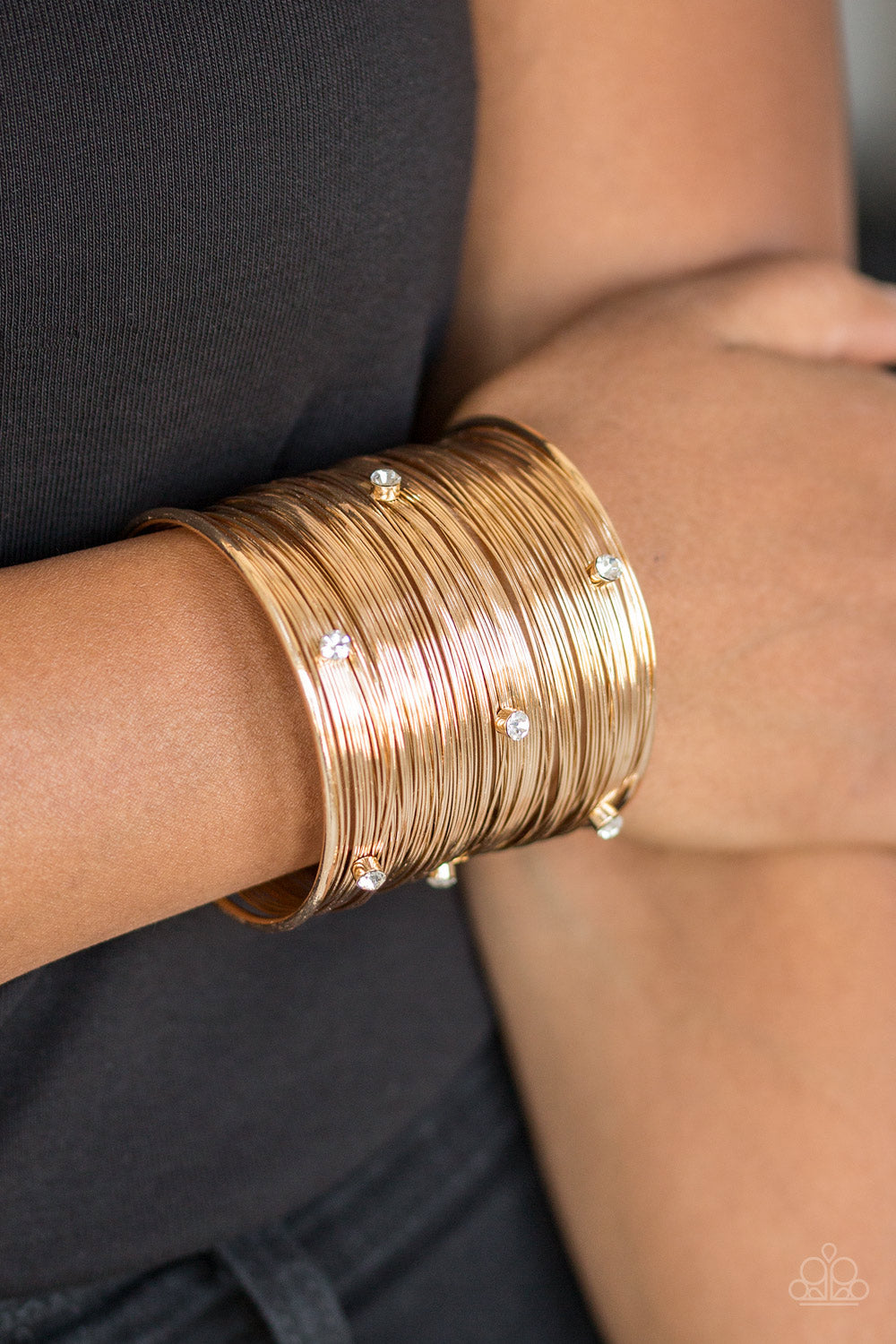 Paparazzi ♥ Professional Prima Donna - Gold ♥  Bracelet