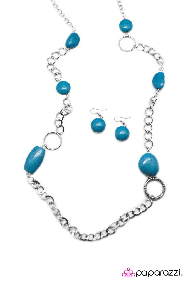 Paparazzi ♥ Calm Waters - Blue ♥ Necklace