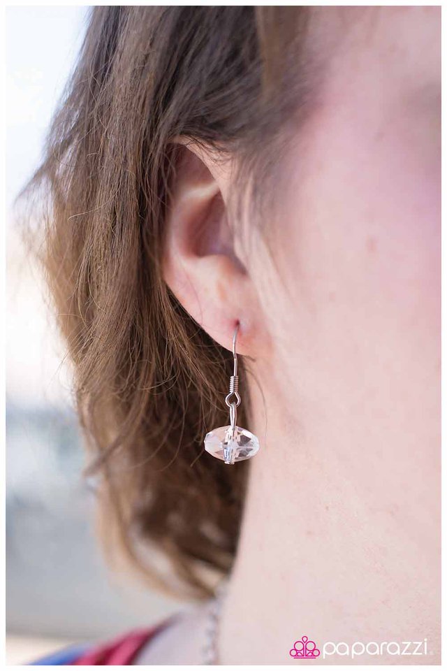 Paparazzi ♥ In A Roundabout Way - White ♥ Necklace