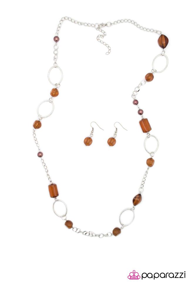 Paparazzi ♥ In Neutral - Brown ♥ Necklace