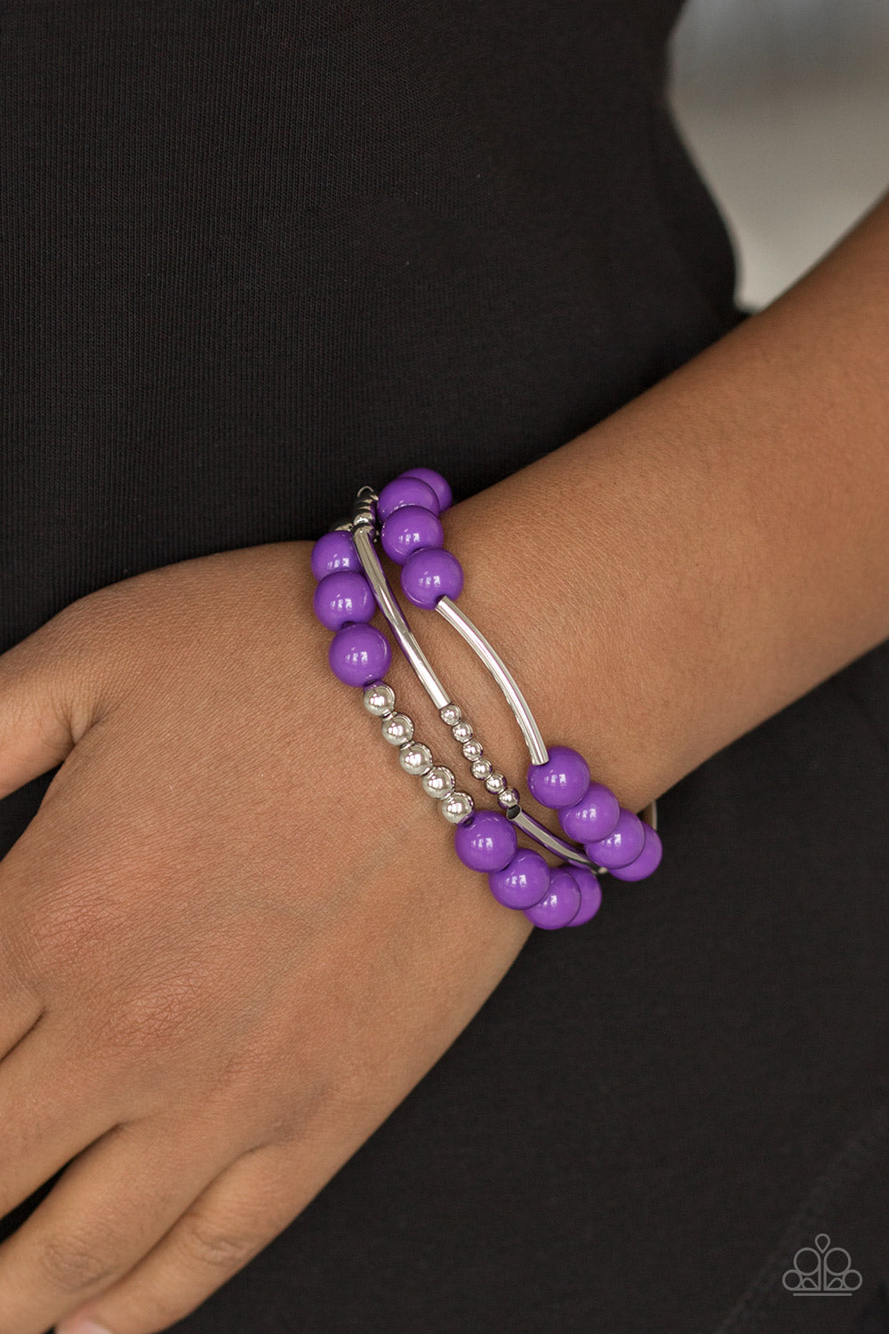 Paparazzi ♥ New Adventures - Purple ♥  Bracelet