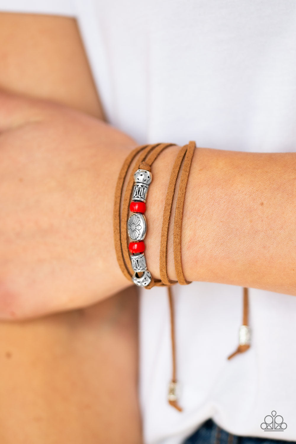 Paparazzi ♥ Clear A Path - Red ♥  Bracelet