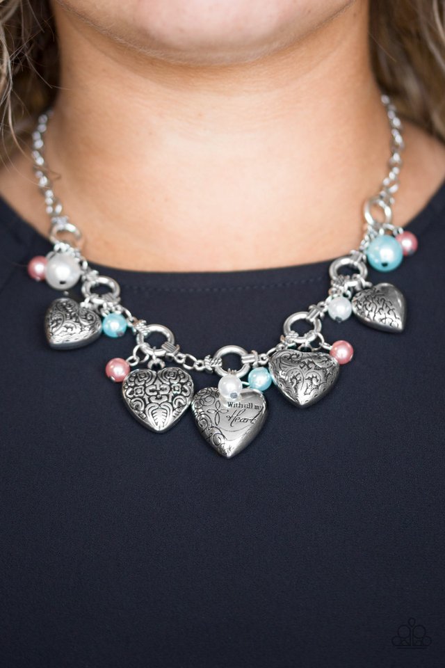 Paparazzi ♥ With All Your Heart - Multi ♥ Necklace