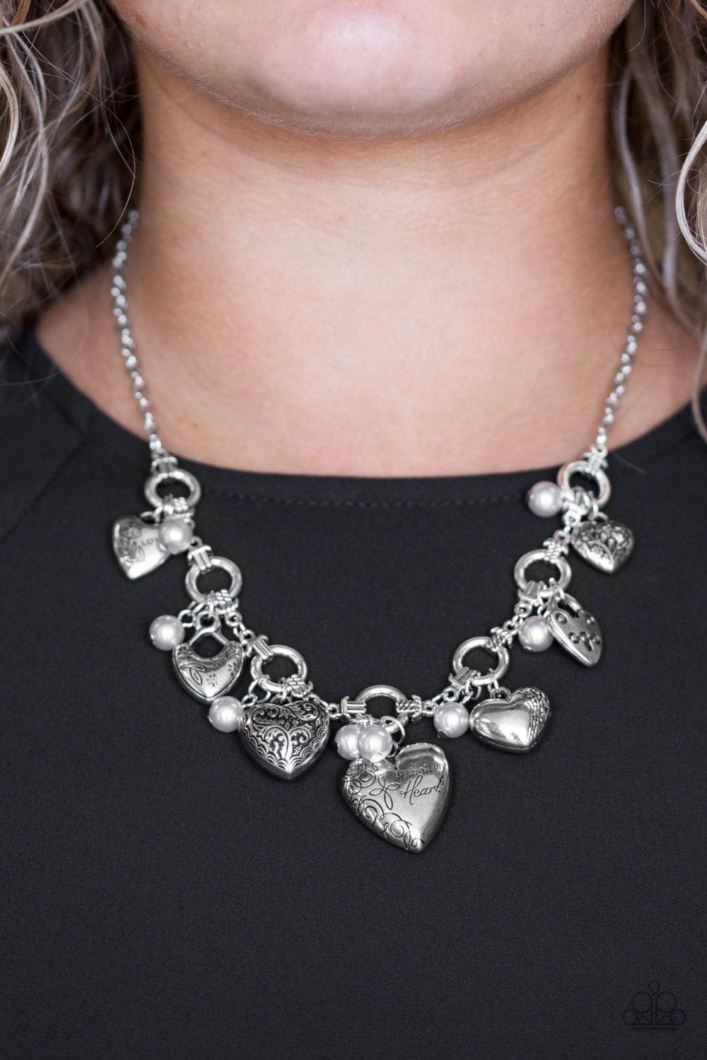Paparazzi ♥ Totally Twitterpated - Silver ♥  Necklace