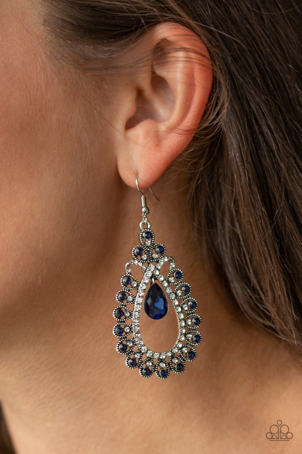 Paparazzi ♥ All About Business - Blue ♥  Earrings