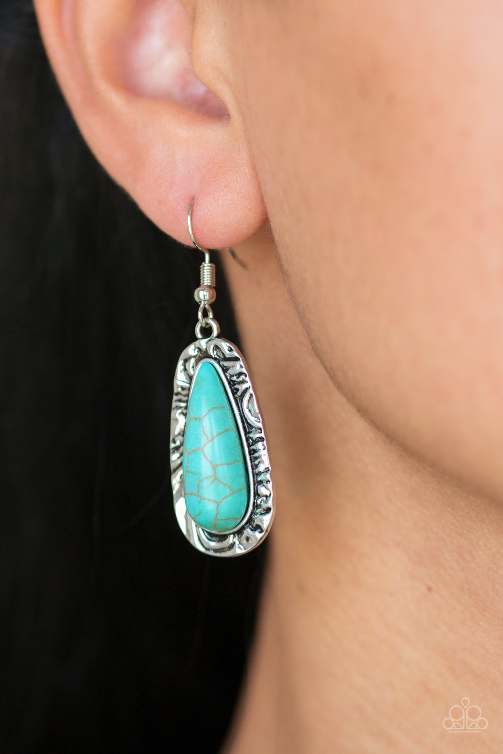 Paparazzi ♥ Cruzin Colorado - Blue ♥  Earrings