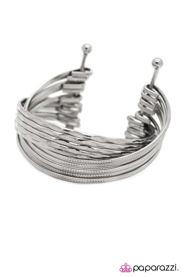 Paparazzi ♥ Just My Imagination - Silver ♥ Bracelet