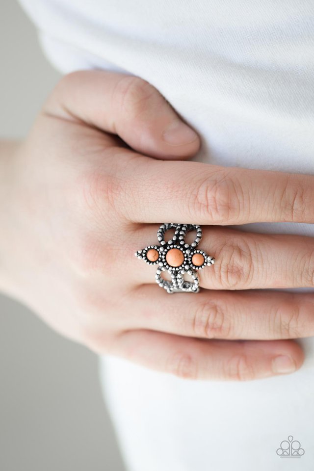 Paparazzi ♥ Outback Oasis - Orange ♥ Ring