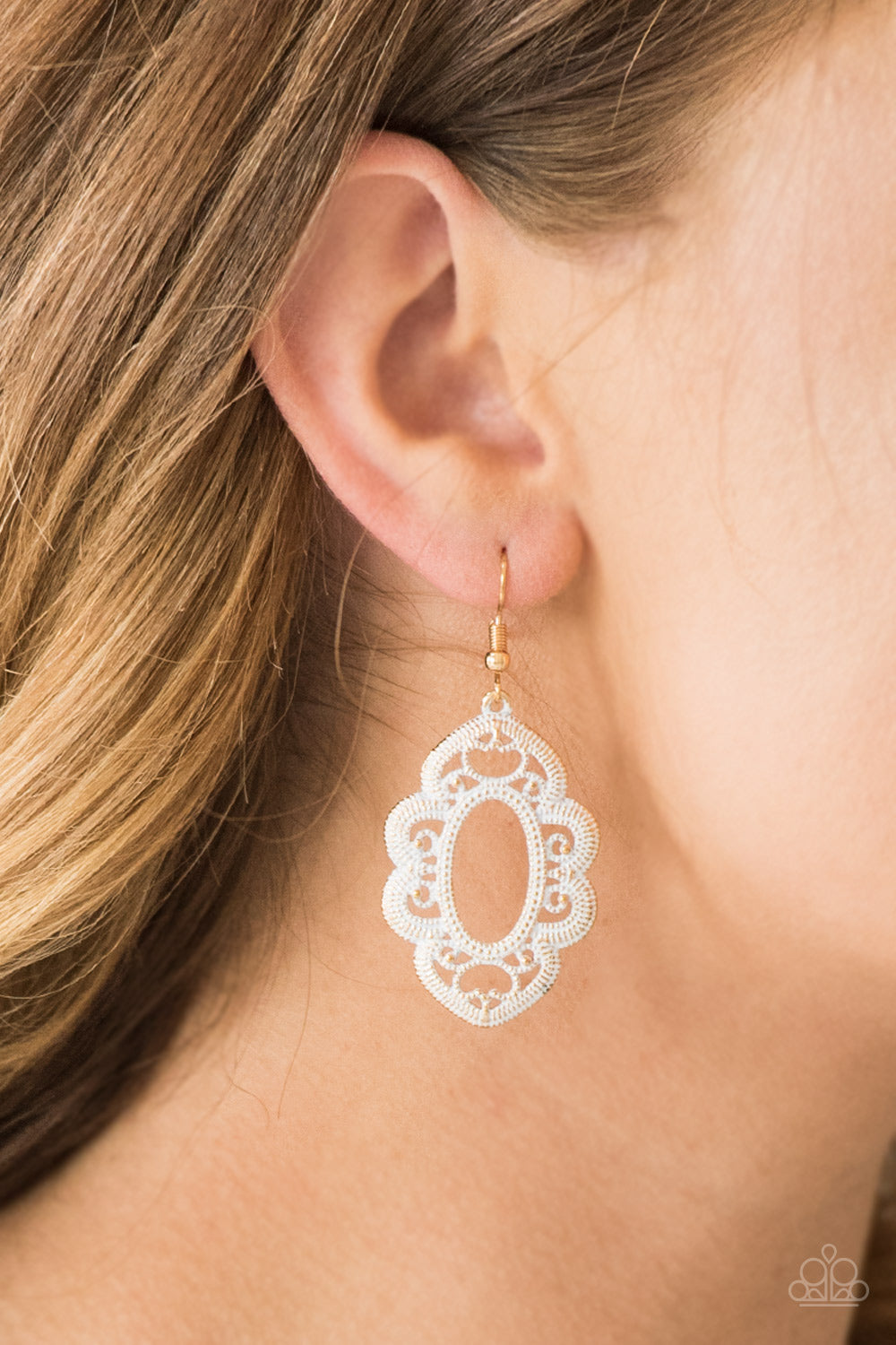Paparazzi ♥ Mantras and Mandalas - Gold ♥  Earrings