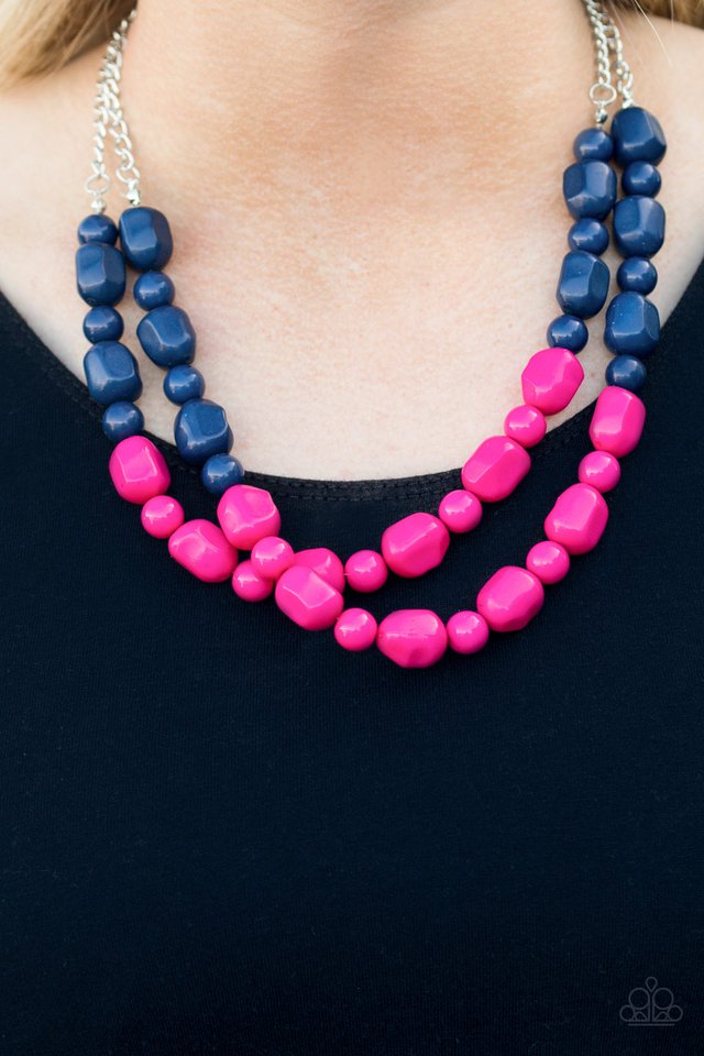 Paparazzi ♥ Island Excursion - Pink ♥ Necklace