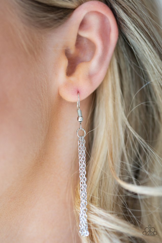 Paparazzi ♥ Canyon Climb - White ♥ Necklace