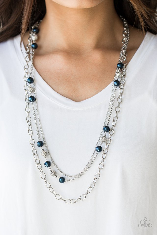 Paparazzi ♥ Classical Cadence - Blue ♥ Necklace