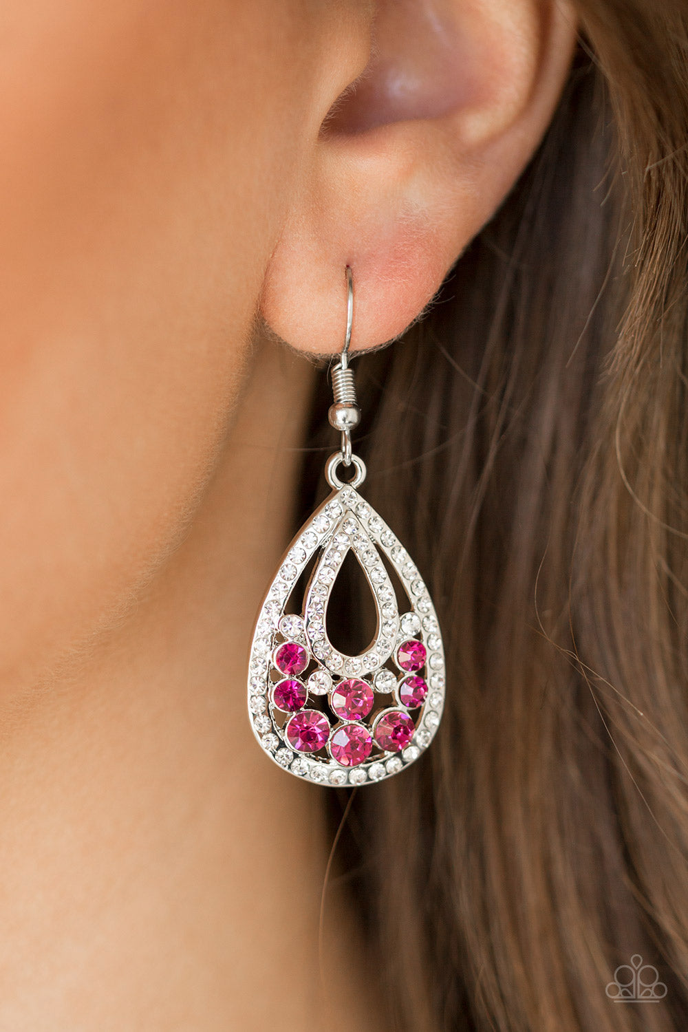 Paparazzi ♥ Sparkling Stardom - Pink ♥  Earrings