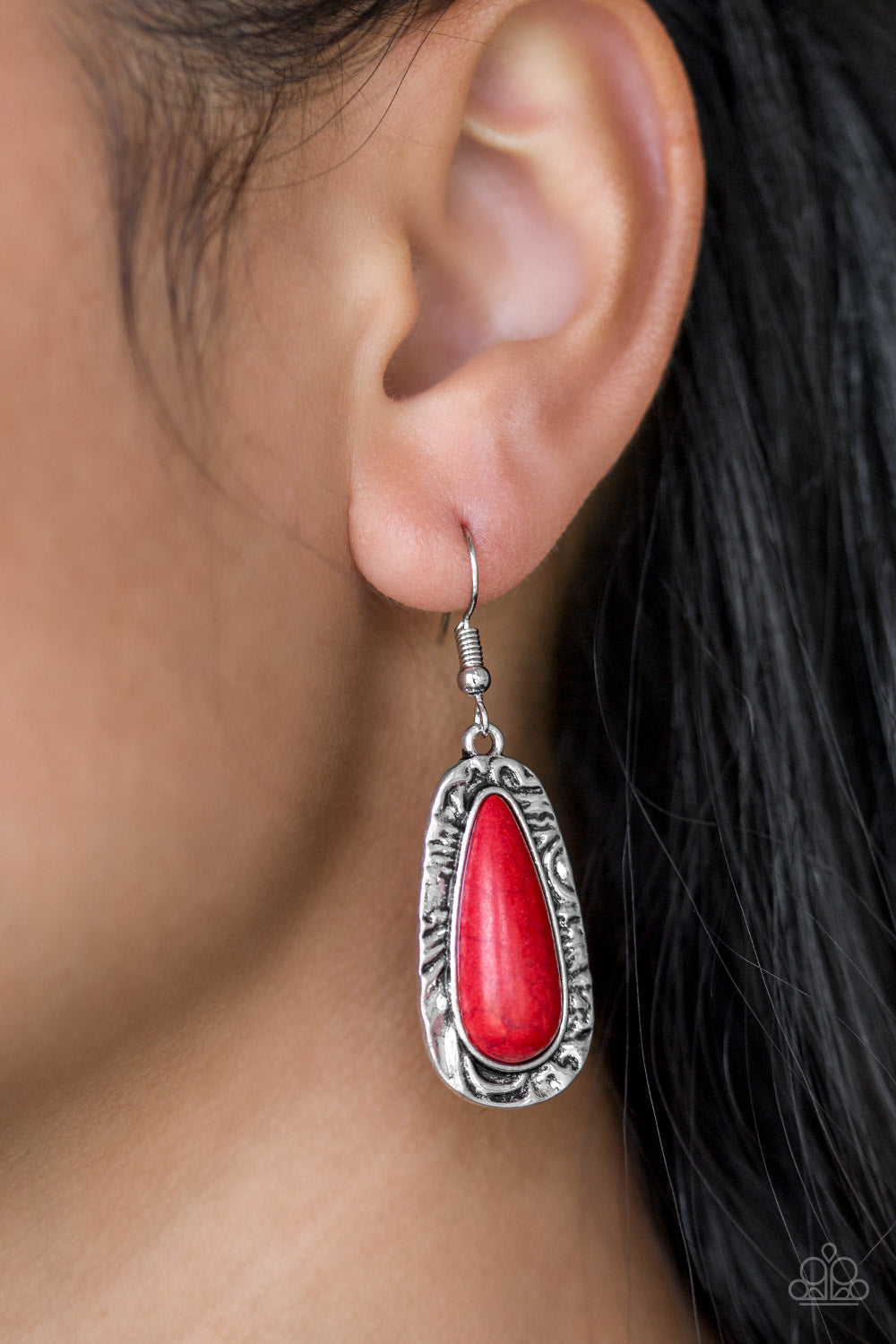 Paparazzi ♥ Cruzin Colorado - Red ♥  Earrings