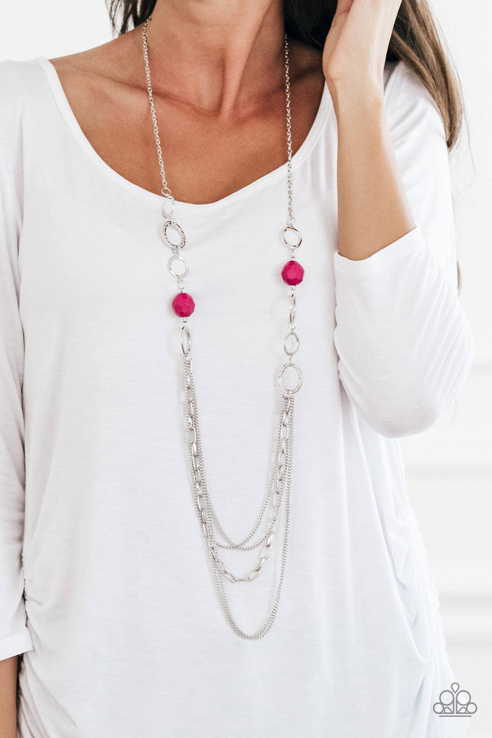 Paparazzi ♥ Margarita Masquerades - Pink ♥  Necklace