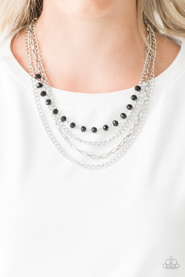 Paparazzi ♥ Extravagant Elegance - Black ♥ Necklace