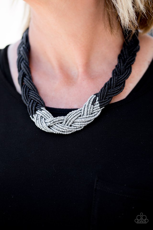 Paparazzi ♥ Brazilian Brilliance - Black ♥ Necklace