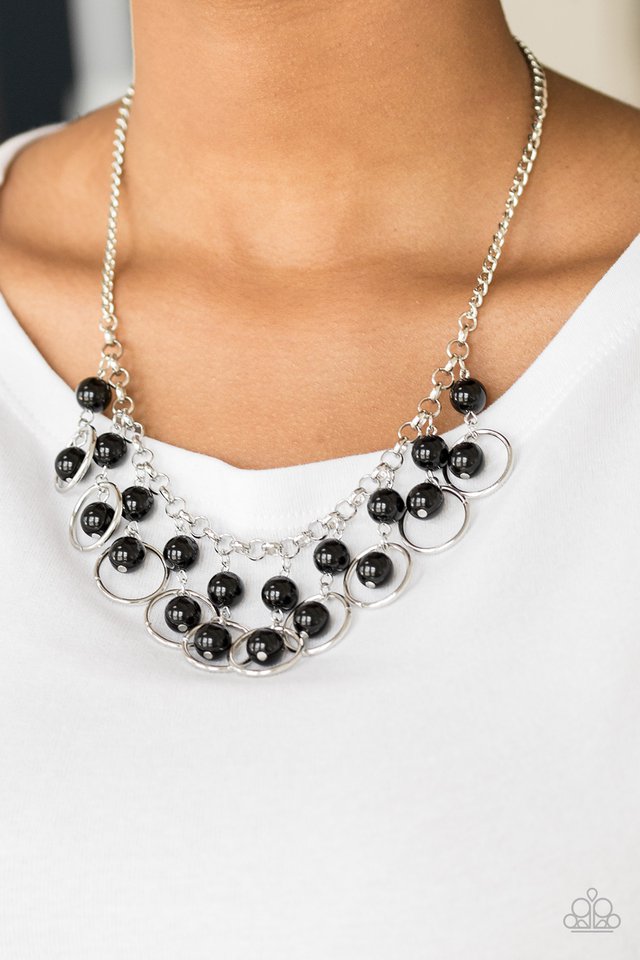 Paparazzi ♥ Really Rococo - Black ♥ Necklace