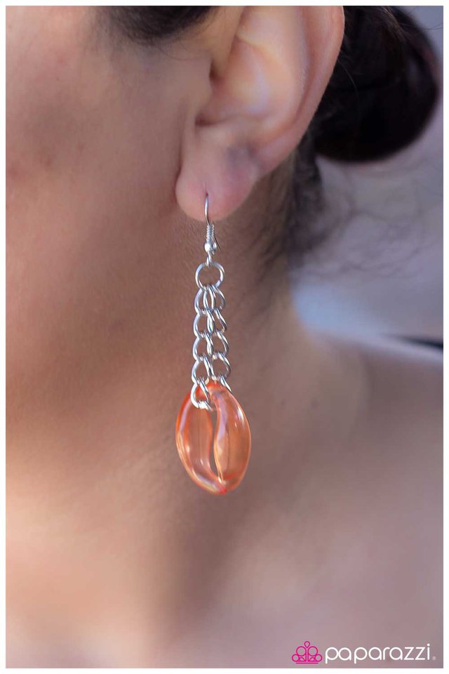 Paparazzi ♥ Play Nice - Orange ♥ Necklace