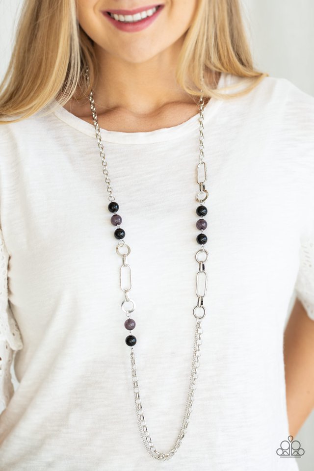 Paparazzi ♥ CACHE Me Out - Black ♥ Necklace