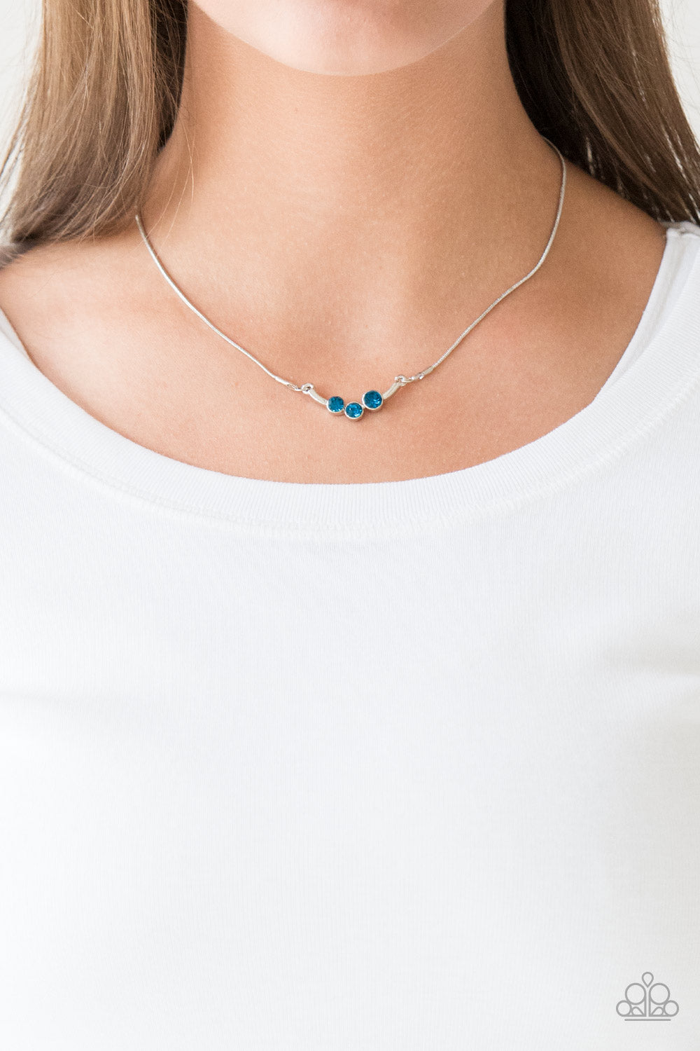Paparazzi ♥ Sparkling Stargazer - Blue ♥  Necklace