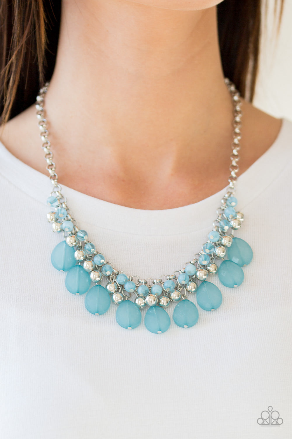 Paparazzi ♥ Trending Tropicana - Blue ♥  Necklace